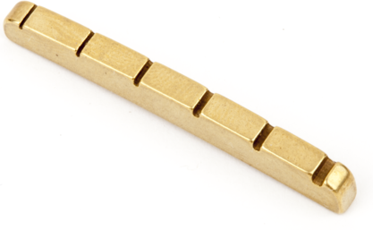 Pièces détachées pour guitares Fender Yngwie Malmsteen Pre-Slotted Brass String Nut