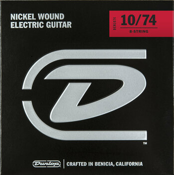 Cordes pour guitares électriques Dunlop DEN1074 - 1