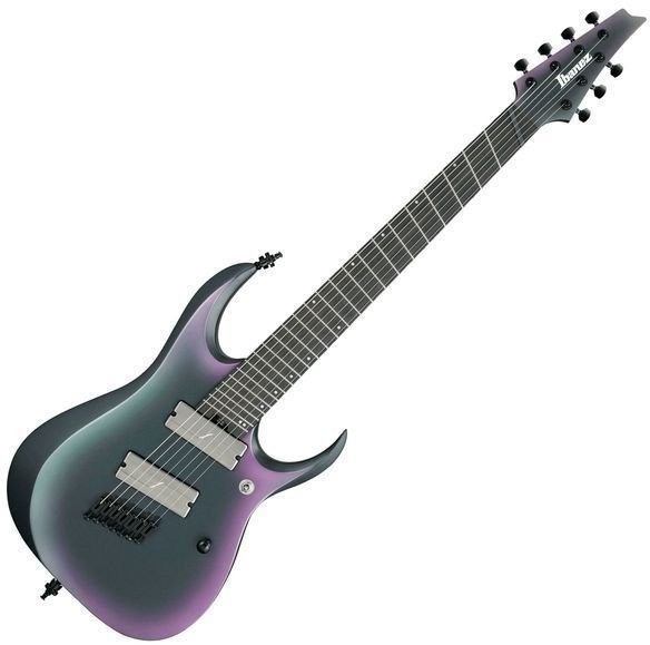 Multi-scale elektrische gitaar Ibanez RGD71ALMS-BAM Black Aurora Burst Matte