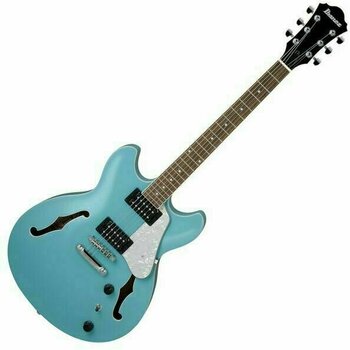 Halbresonanz-Gitarre Ibanez AS63 MTB Mint Blue - 1