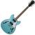 Halbresonanz-Gitarre Ibanez AS63 MTB Mint Blue