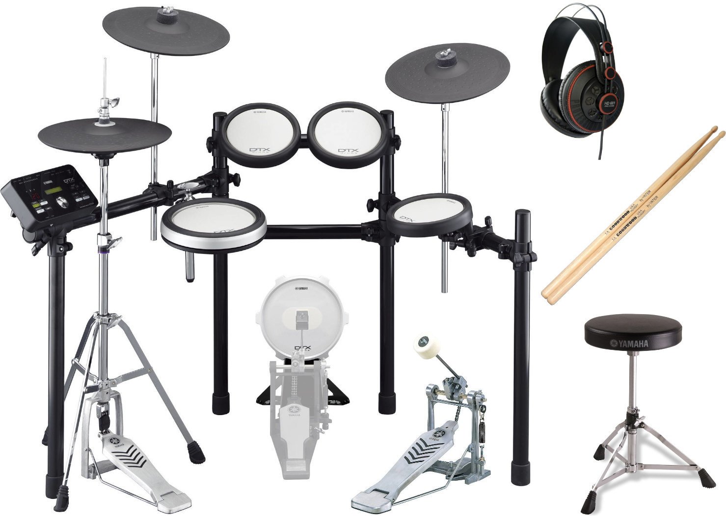 Electronic Drumkit Yamaha DTX582K set Black
