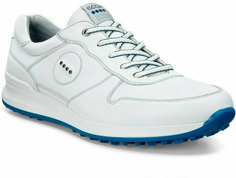 Men's golf shoes Ecco Speed Hybrid Mens Golf Shoes White/Royal 45 - 1