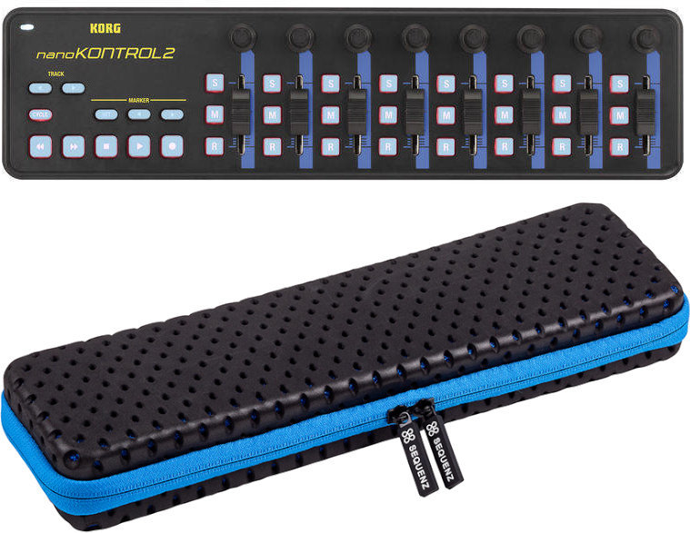 MIDI Controller Korg nanoKontrol 2 BLYL Set
