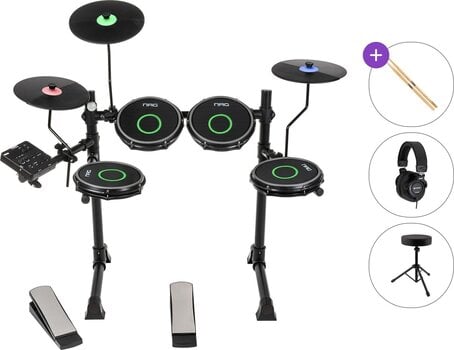 Electronic Drumkit NRG EDK-50 LightUp Standard SET Black Electronic Drumkit - 1