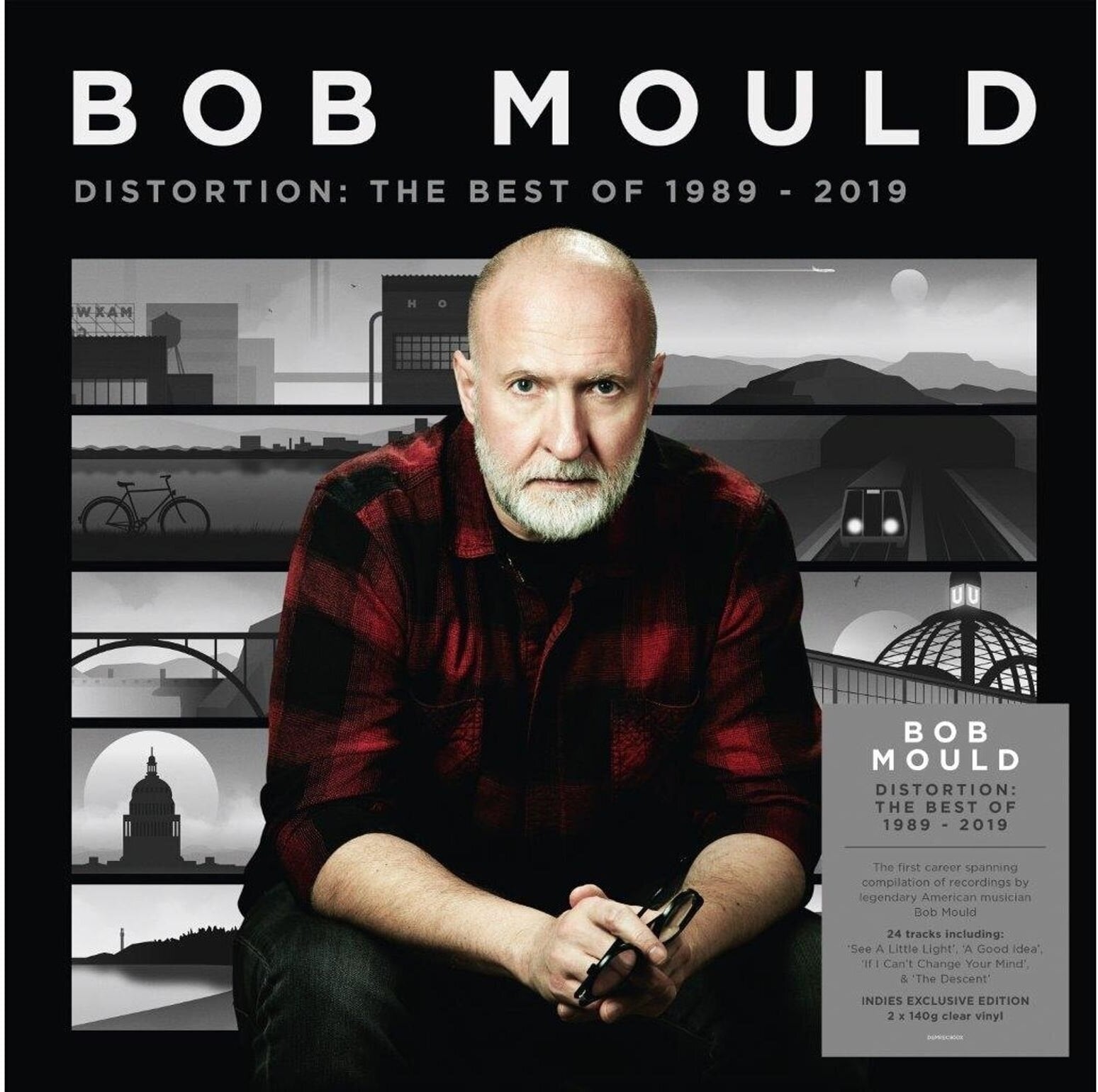 Грамофонна плоча Bob Mould - Distortion: The Best Of 1989 - 2019 (Limited Edition) (Clear Coloured) (2 LP)
