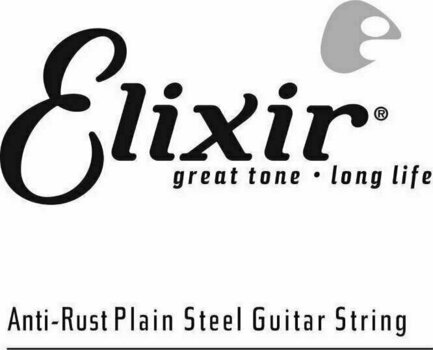 Einzelsaite für Gitarre Elixir 13010 Anti-Rust Plated Plain Steel .010 Einzelsaite für Gitarre - 1