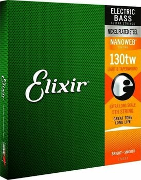 Elixir 15433 Nanoweb Einzelsaite für E-Bass