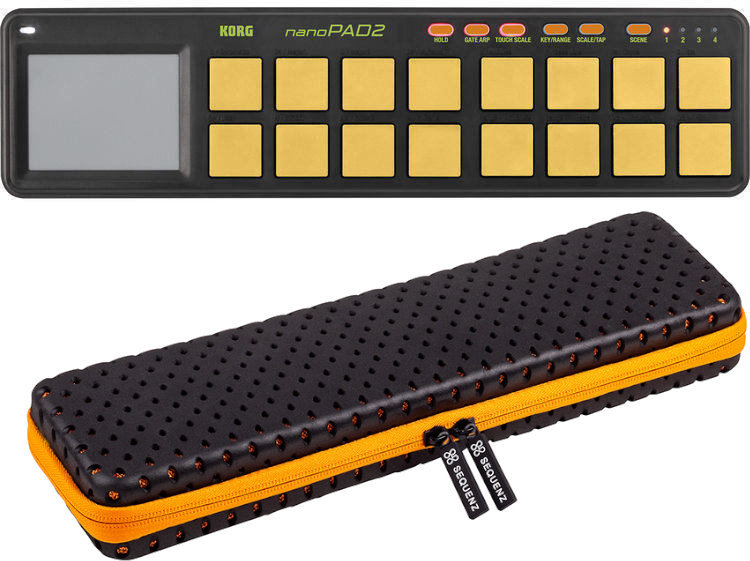 MIDI kontroler, MIDI ovladač Korg nanoPAD 2 ORGR Set