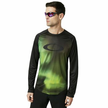 Odzież kolarska / koszulka Oakley MTB LS Tech Aurora Borealis XL - 1