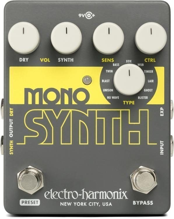 Pedal de efeitos para guitarra Electro Harmonix Mono Synth