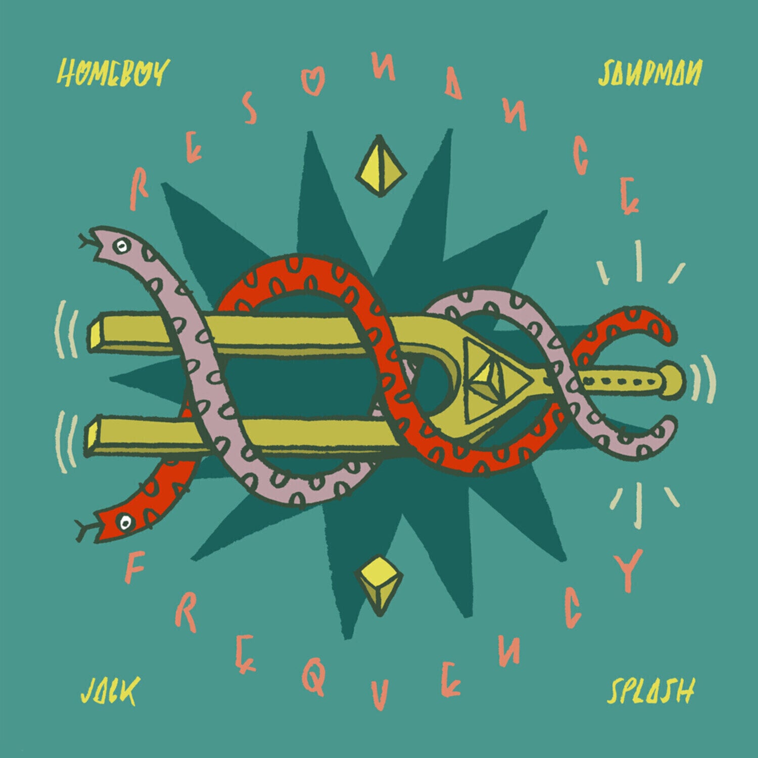 Vinüülplaat Homeboy Sandman & Jack Splash - Resonance Frequency (LP)