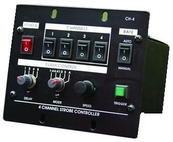 Ljusregulator, Gränssnitt Eurolite Strobo controller CH-4
