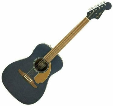 Elektro-akoestische gitaar Fender Malibu Player WN Midnight Satin - 1