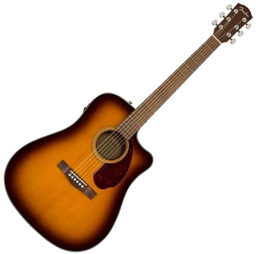Dreadnought elektro-akoestische gitaar Fender CD-140 SCE Sunburst