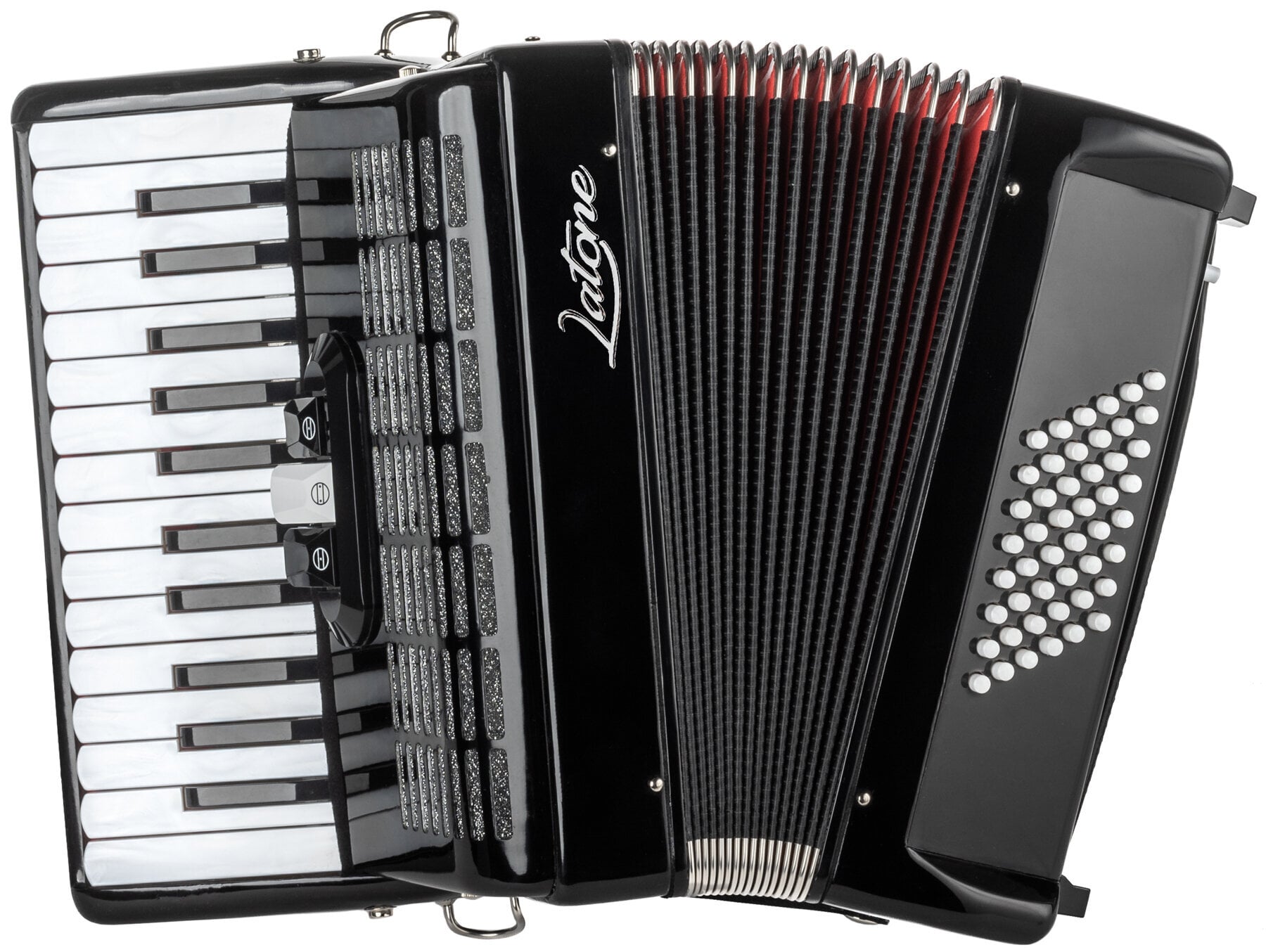 Klávesový akordeon
 Latone MasterChord 26K 48BK Klávesový akordeon Black