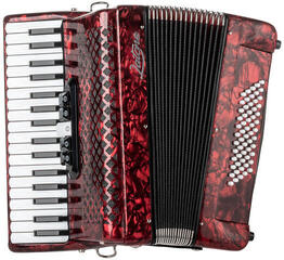 Piano accordion Latone MasterChord 34K 60RD Piano accordion Red