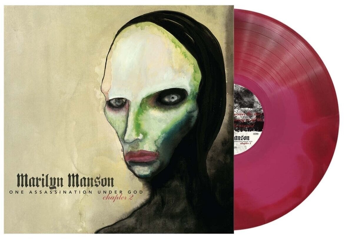 Vinylskiva Marilyn Manson - One Assassination Under God - Chapter 2 (Indie Exclusive) (Pink/Red Swirl Coloured) (LP)