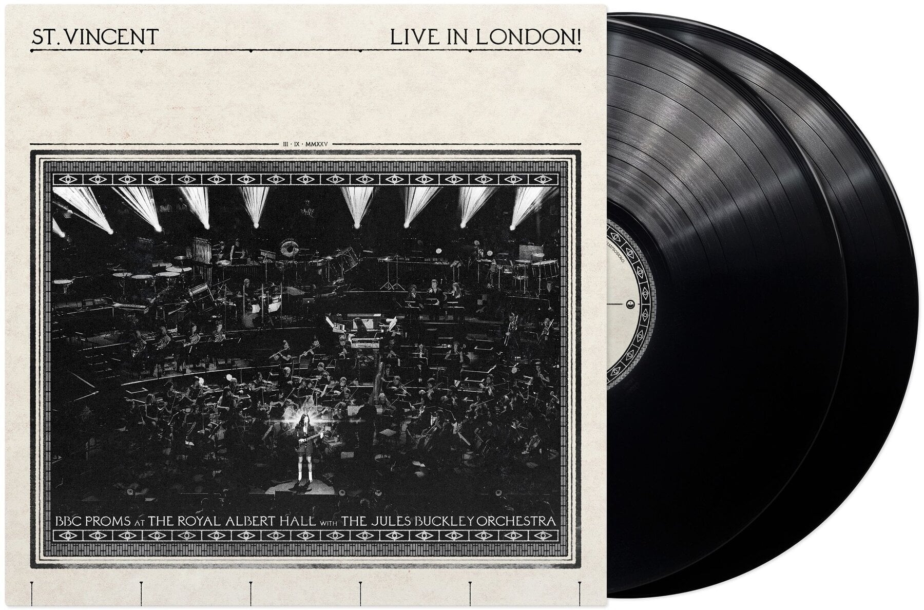 Vinyl Record St. Vincent / Jules Buckley - Live In London! (Gatefold) (BBC Proms At Royal Albert Hall) (2 LP)