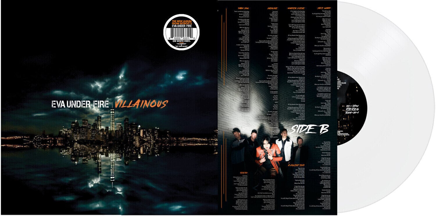Vinylplade Eva Under Fire - Villainous (White Coloured) (140 g) (LP)