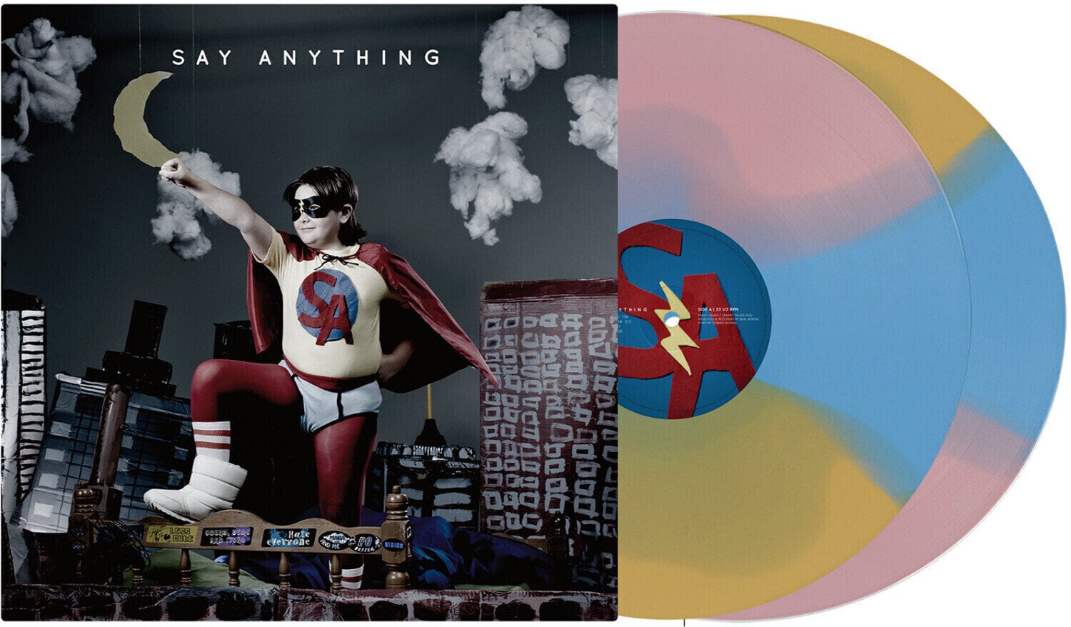 Vinyl Record Say Anything - Say Anything (Reissue) (Indie Exclusive) (Limited Edition) (Multicolor Coloured) (LP)