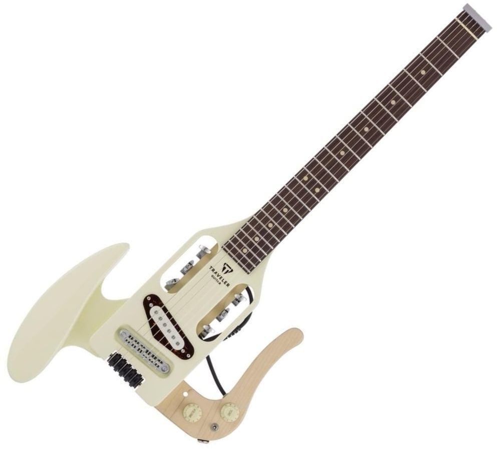Headless gitaar Traveler Guitar Pro Series Mod X Vintage White