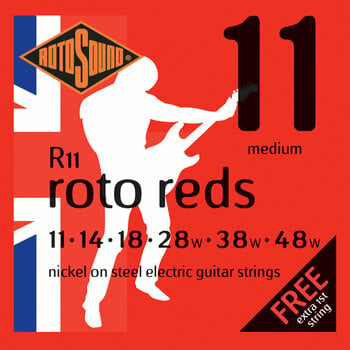 Struny pro elektrickou kytaru Rotosound R11 - 1