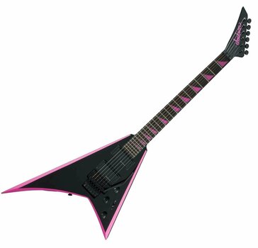 Elektriska gitarrer Jackson X Series Rhoads RRX24 IL Black with Neon Pink Bevels - 1