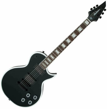 Gitara elektryczna Jackson X Series Marty Friedman MF-1 IL Black with White Bevels - 1