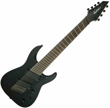 Multi-scale elektrische gitaar Jackson X Series Soloist Archtop SLAT8 IL Gloss Black - 1
