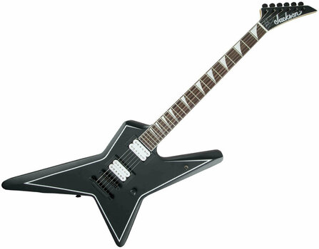 E-Gitarre Jackson X Series Gus G. Star IL Satin Black w White Pinstripes - 1