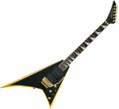 Elektromos gitár Jackson X Series Rhoads RRX24 IL BLK with YLW Bevels - 1