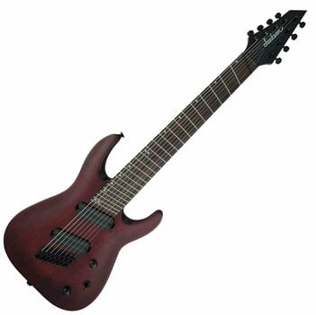 Guitarra elétrica multiescala Jackson X Series Dinky Arch Top DKAF8 IL Preto-Stained Mahogany - 1