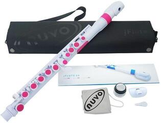 Hybrid Wind Instrument NUVO NUJF220PK Hybrid Wind Instrument Pink/White
