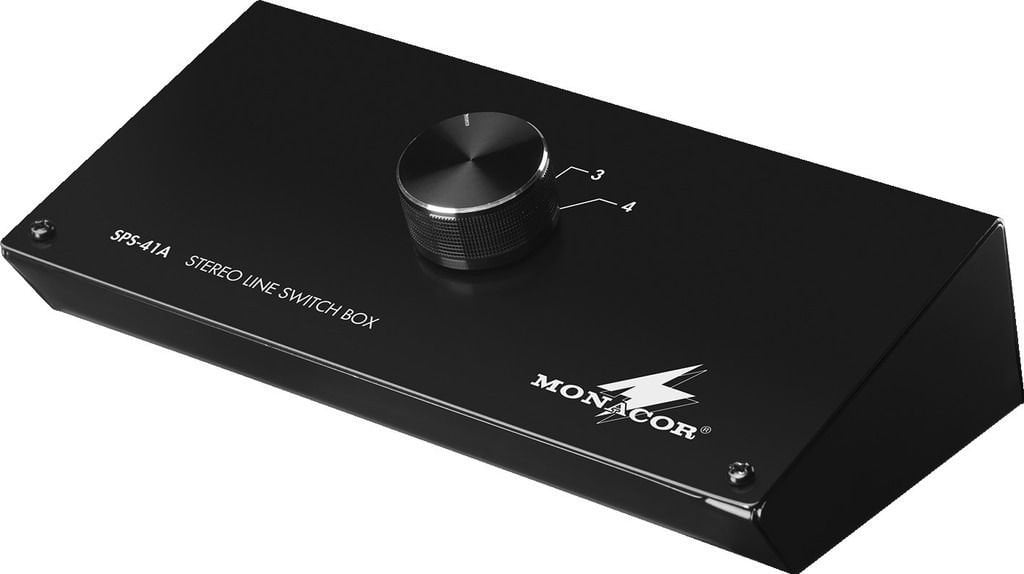 Monitor selector/kontroler głośności Monacor SPS-41A