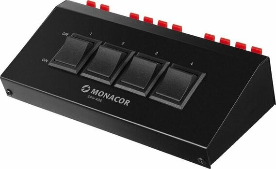 Monitor selector/kontroler głośności Monacor SPS-40S - 1