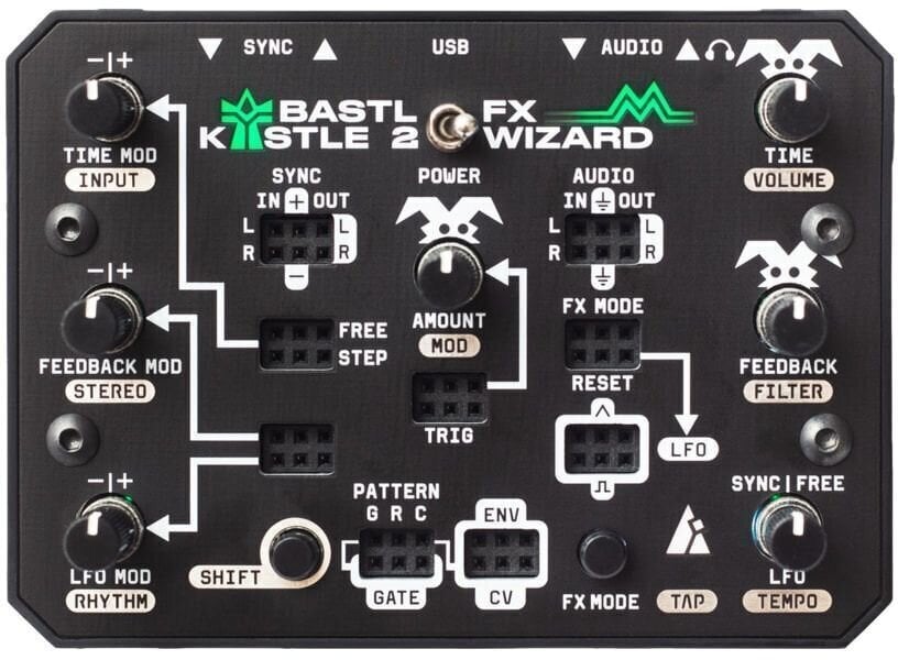 Zsebszintetizátor Bastl Instruments FX Wizard Zsebszintetizátor