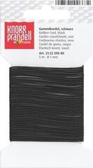 Matériau Knorr Prandell 212239080 Rubber Cord Black Ø 1 mm × 5 m 1