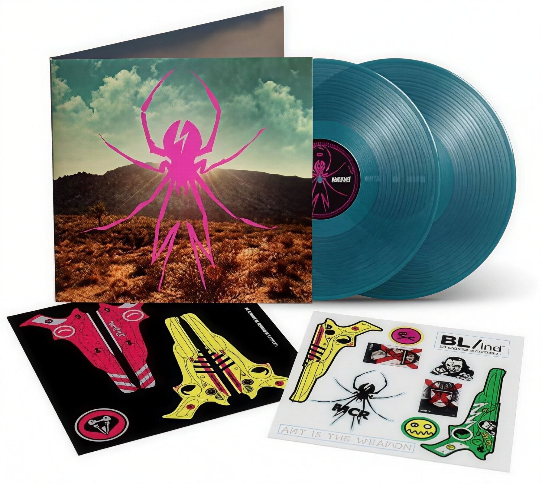 LP My Chemical Romance - Danger Days: The True Lives Of The Fabulous Killjoys (Indie Exclusive) (Deluxe Edition) (Blue Coloured) (2 LP)