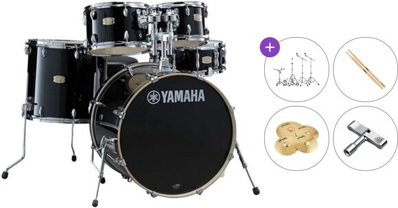 Drumkit Yamaha SBP0F5RBL Standard SET Raven Black Drumkit - 1