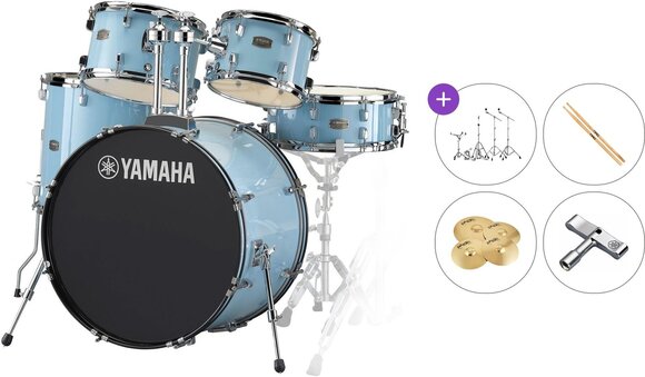 Akustická bicí sada Yamaha RDP2F5GPU Rydeen Standard SET Gloss Pale Blue Akustická bicí sada - 1