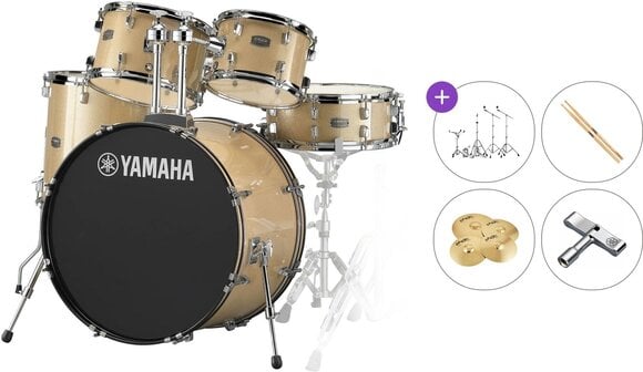 Kit de batería Yamaha RDP2F5CPG Rydeen Standard SET Champagne Glitter Kit de batería - 1