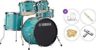 Akustická bicí sada Yamaha RDP0F5TQG Rydeen Standard SET Turquoise Glitter Akustická bicí sada