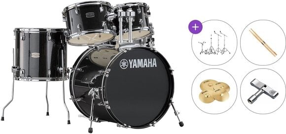 Drumkit Yamaha RDP0F5BLG Rydeen Standard SET Black Glitter Drumkit - 1