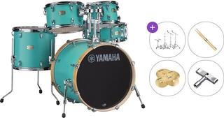 Batterie acoustique Yamaha SBP0F5 Stage Custom Standard SET Matte Surf Green Batterie acoustique