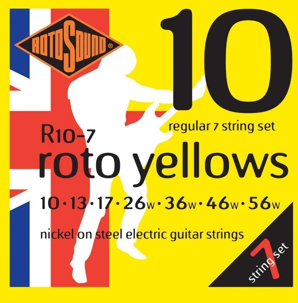 Cordes pour guitares électriques Rotosound R10 7