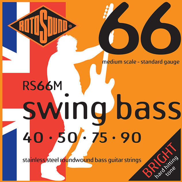 Struny pro baskytaru Rotosound RS66M