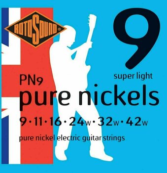 Snaren voor elektrische gitaar Rotosound PN9 - 1