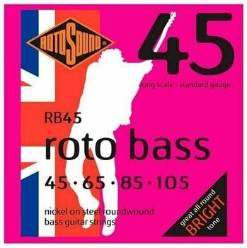 Saiten für 5-saitigen E-Bass, Saiten für 5-Saiter E-Bass Rotosound RB 455 - 1
