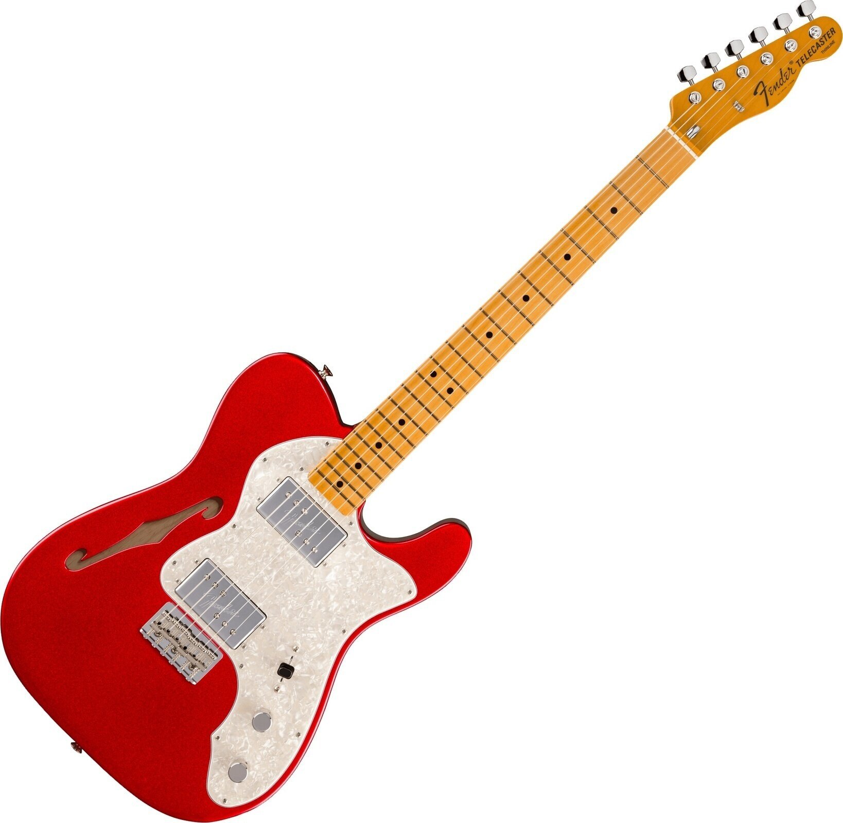 Elektrická kytara Fender American Vintage II 1972 Telecaster Thinline MN Candy Apple Red Elektrická kytara